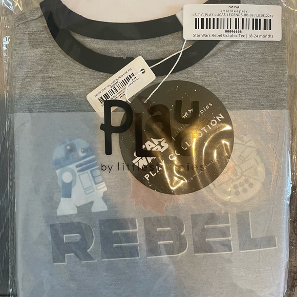 Little Sleepies Other - Little Sleepies Star Wars Rebel Graphic Tee 18-24 months
